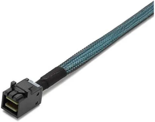 Alt view image 4 of 7 - SFF86434SATA50CM Internal 12G HD Mini SAS SFF-8643 to 4 x SATA Cable Hard Drive Cable,HD Mini SAS Host/Controller to 4 SATA Target/Backplane-1.64ft