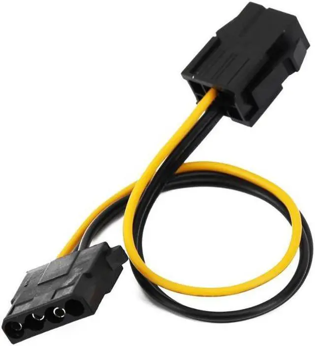 Alt view image 5 of 7 - OIAGLH Molex to PCI-E Power Adapter IDE 4Pin Female to 6 Pin Female Graphics Video Card Converter Cable 9 inches (1 Pack)