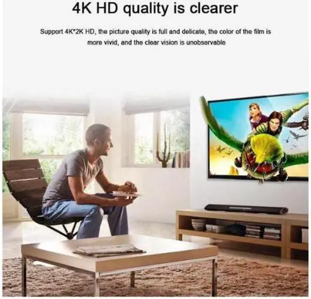 Alt view image 7 of 7 - 2-Pack 4K DisplayPort to HDMI Adapter,AUBEAMTO Display Port DP to HDMI Adapter Male to Female Gold Plated 2K 3D 60Hz for HP, HDTV, Dell, GPU, AMD, NVIDIA,Projector, PC,Desktop, More Desktop & Display