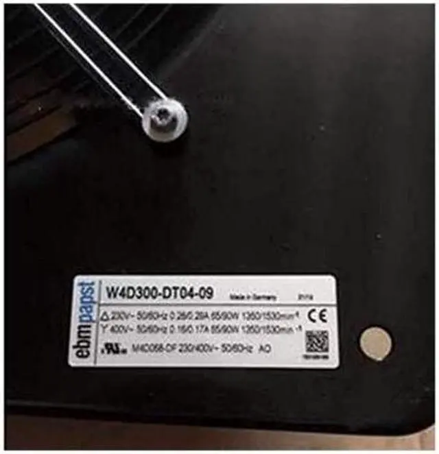 Alt view image 7 of 7 - W4D300-DT04-09 German original authentic 92W 0.29A 230V W4D300-DA04-09 axial fan