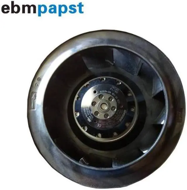 Alt view image 3 of 4 - Germany ebmpapst R2E220-AB08-62 225mm brand new original back tilt 115V 93W Centrifuge fan