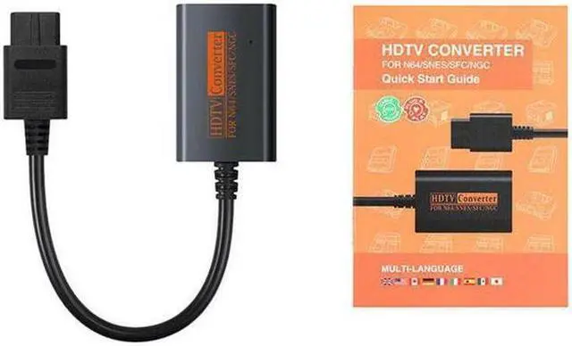 Alt view image 2 of 6 - For NGC/SNES/N64 To HDMI-compatible Converter Adapter For Nintend 64 For GameCube Plug And Play Full Digital Cable