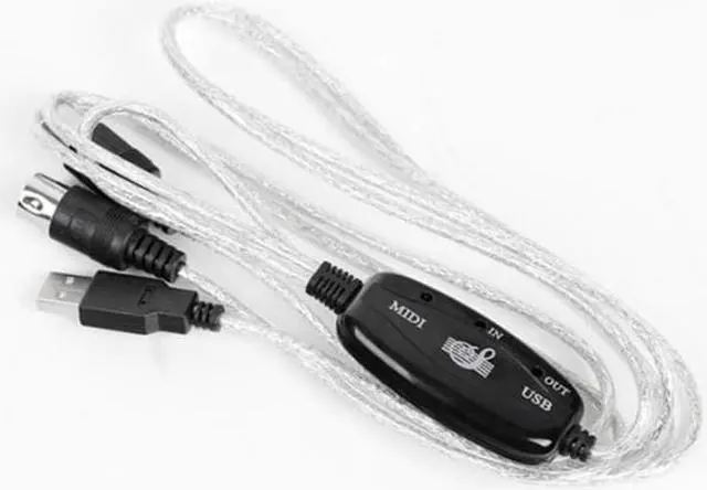 Alt view image 4 of 4 - USB To Midi Cable Adapter Converter For PC Computer Music Keyboard