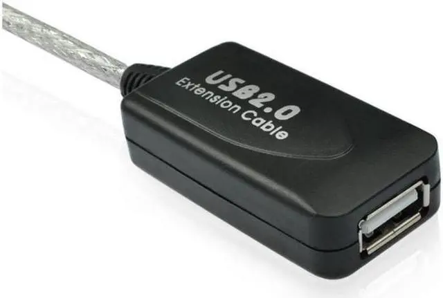 Alt view image 3 of 5 - USB Extension Cable USB 2.0 Male to Female Booster Extender AA Repeater Wire M/F AA 30Ft 10M