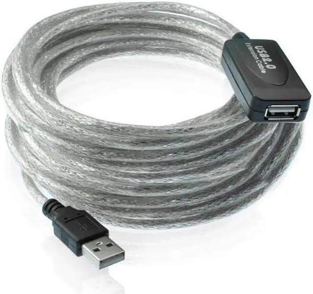 Alt view image 4 of 5 - USB Extension Cable USB 2.0 Male to Female Booster Extender AA Repeater Wire M/F AA 30Ft 10M