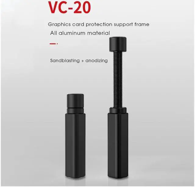 Alt view image 5 of 5 - Graphics Card GPU Brace Support Adjustable Aluminum Alloy Video Card Sag Holder Bracket Jack Desktop PC Case Accessories