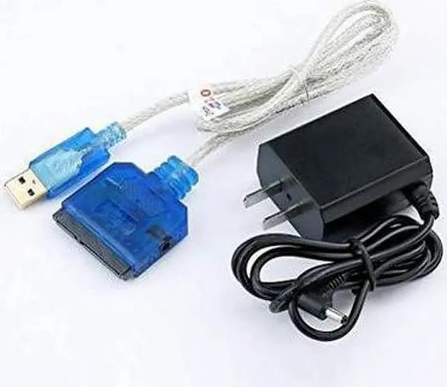 Main image of USB 20 to 25 35 SATA Hard Drive SSD Cable with Power Adapter Supports SATA III HDD SSD Connect HDTV(2.5FT)