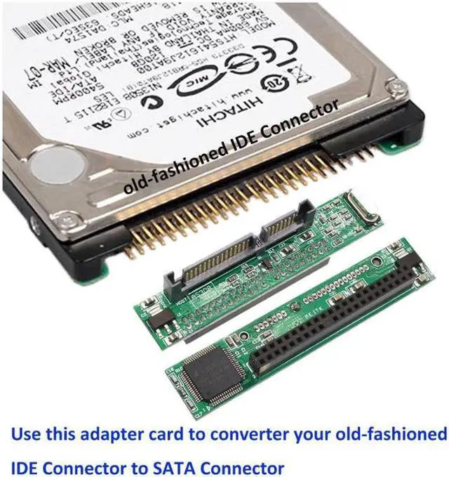 Alt view image 2 of 7 - 44pin 2.5" IDE HDD Drive Female to 7+15pin Male SATA Adapter Converter Card for laptop notebook ,Laptop IDE Drive to SATA Adapter, 44 pin 2.5'' IDE HDD Laptop Hard Drive Female to 7+15 pin Male SATA
