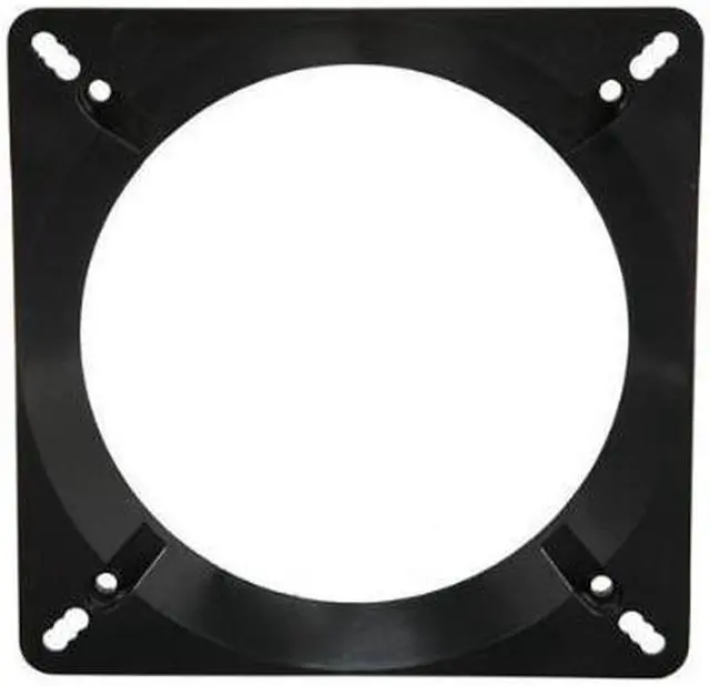 Alt view image 4 of 5 - Fan Adapter 140mm-BK 140mm to 120mm Fan Adapter for 140mm fan install on 120mm chassis screw holes, Black
