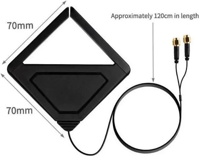 Alt view image 4 of 7 - 10dBi WiFi Network Antennas Dual Band with RP-SMA Female Connector, AC 2.4GHz 5GHz Antennas with Magnetic Base Work with PCI-E Wi-Fi Network Card USB WiFi Adapter Wireless Router Extender IP Camera