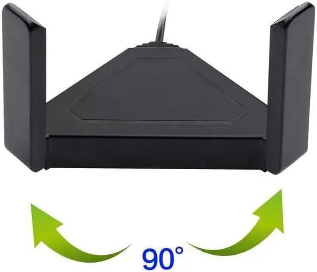 Alt view image 6 of 7 - 10dBi WiFi Network Antennas Dual Band with RP-SMA Female Connector, AC 2.4GHz 5GHz Antennas with Magnetic Base Work with PCI-E Wi-Fi Network Card USB WiFi Adapter Wireless Router Extender IP Camera