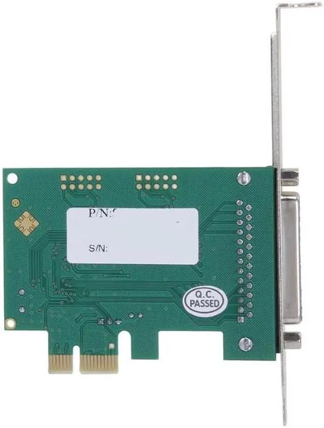 Alt view image 4 of 4 - SI-PEX10010 Parallel 1 Port PCI-e Controller Card with Full & Low Profile Brackets, WCH382L Chipset
