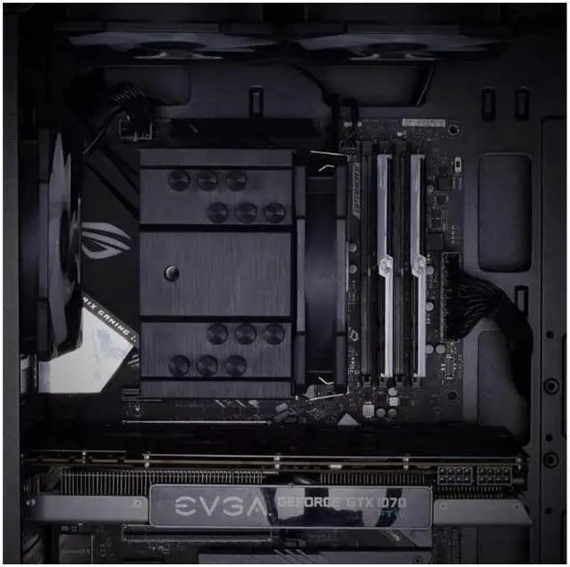 Alt view image 7 of 7 - SE-226-XT Black CPU Cooler LGA1700 Compatible 6 Heatpipes CPU Air Cooler All-Black 120mm PWM Fan Intel/AMD