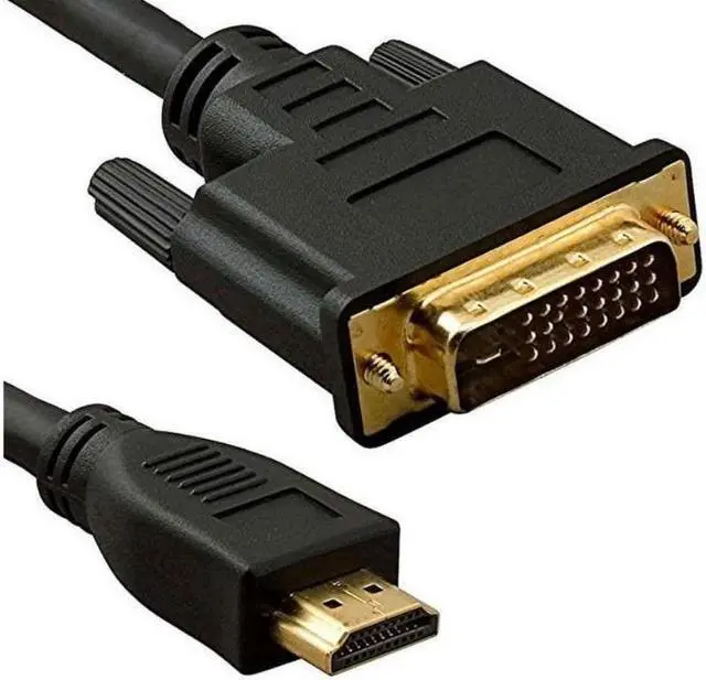 Main image of HDMI to DVI Cable DVI-D 24+1 Converter Video Wire High Speed 5Ft 1.5M
