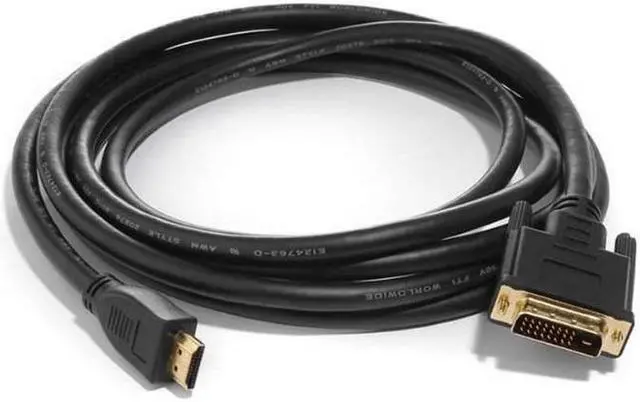 Alt view image 2 of 2 - HDMI to DVI Cable DVI-D 24+1 Converter Video Wire High Speed 5Ft 1.5M