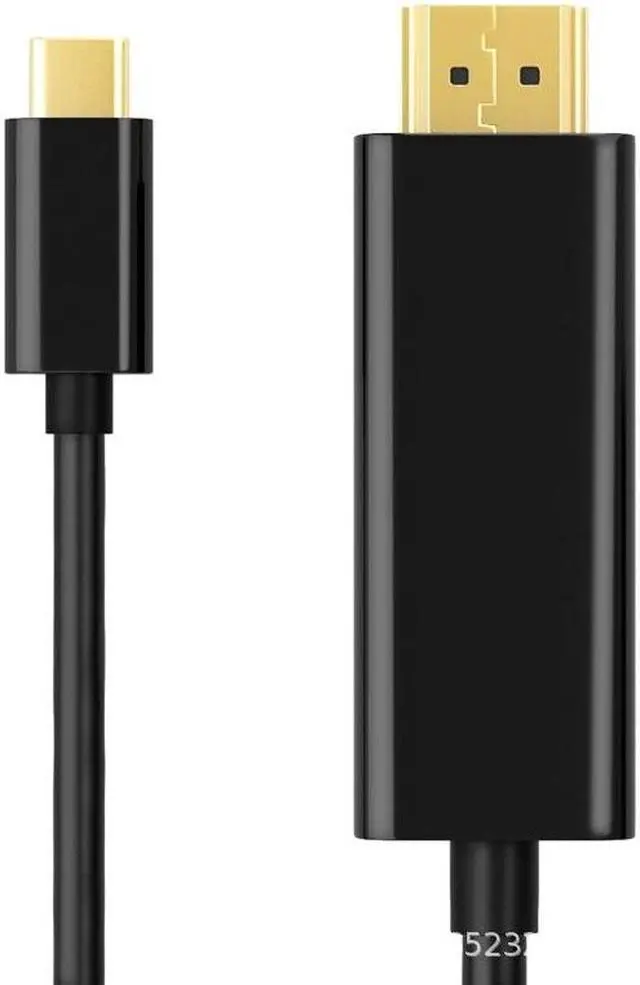 Alt view image 4 of 5 - USB C to (4K*2K)  30HZ HDMI Cable Video Converter Adapter 6Ft Type C to HDMI 4K Cord