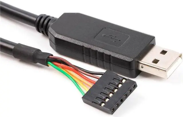 Alt view image 2 of 3 - TTL-232R-3V3, USB to TTL serial converter, FTDI original chip, 1.8M, 3.3V