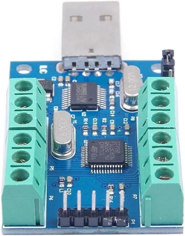 Alt view image 6 of 7 - USB 10-Channel 12-Bit AD Data Acquisition Module STM32 UART Communication USB to Serial Chip CH340 ADC Module