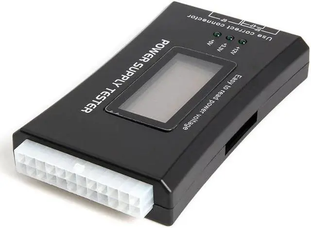 Alt view image 3 of 5 - New Digital LCD PC Computer Power Supply Tester 20/24 Pin 4 PSU ATX BTX ITX SATA HDD Testers