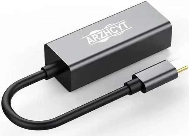 Alt view image 5 of 7 - Arzhcyt Lightweight Type C to Gigabit RJ45 network card RTL8153 with LED indicator light for all laptops, plug and play for instant access to gigabit speeds