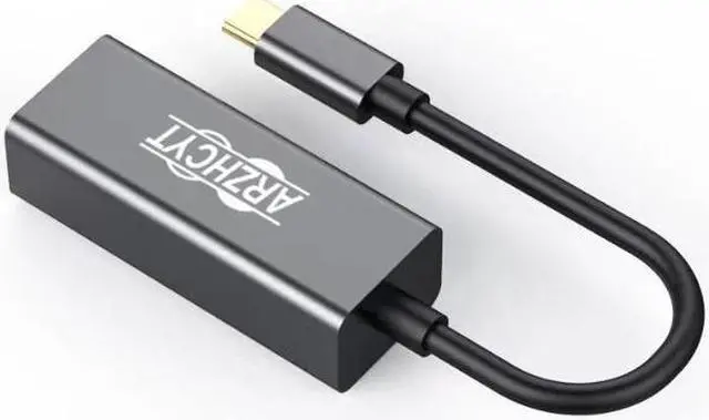 Alt view image 7 of 7 - Arzhcyt Lightweight Type C to Gigabit RJ45 network card RTL8153 with LED indicator light for all laptops, plug and play for instant access to gigabit speeds