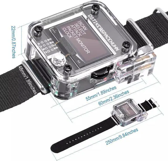 Alt view image 5 of 5 - DSTIKE Deauther Watch V3 DSTIKE Wifi Deauther Watch ESP8266