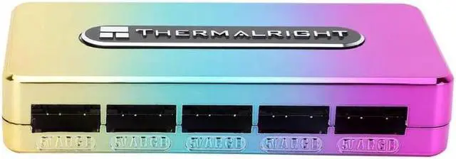 Alt view image 5 of 7 - Thermalright Integrated ARGB Fan Hub, 10-Port 3 Pin PC Fan Controller, 5V Fan ARGB Hub, Support up to 10 Fans, SATA Power Cord Direct Input