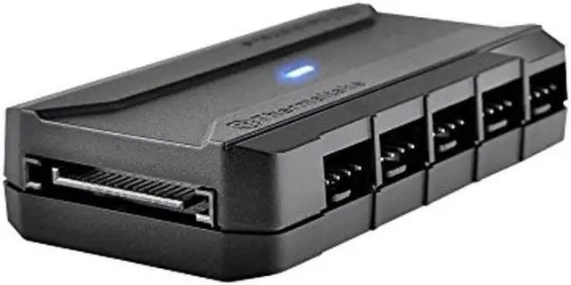 Alt view image 3 of 6 - Commander FP SATA Powered 10 Port 4-Pin PWM Fan Hub AC-023-AN1NAN-A1