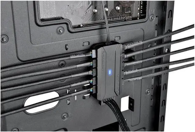 Alt view image 5 of 6 - Commander FP SATA Powered 10 Port 4-Pin PWM Fan Hub AC-023-AN1NAN-A1