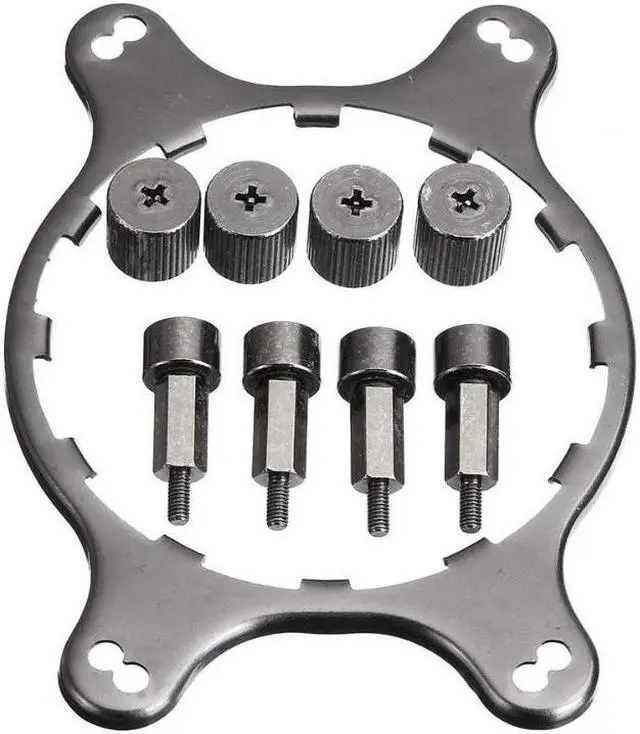 Alt view image 2 of 6 - CPU cooler fan bracket heat sink bracket H55 H75 H80I V2 H100i V2 H115i mounting bracket kit