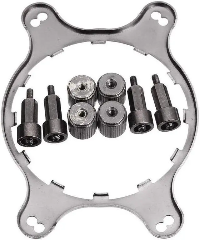 Alt view image 3 of 6 - CPU cooler fan bracket heat sink bracket H55 H75 H80I V2 H100i V2 H115i mounting bracket kit