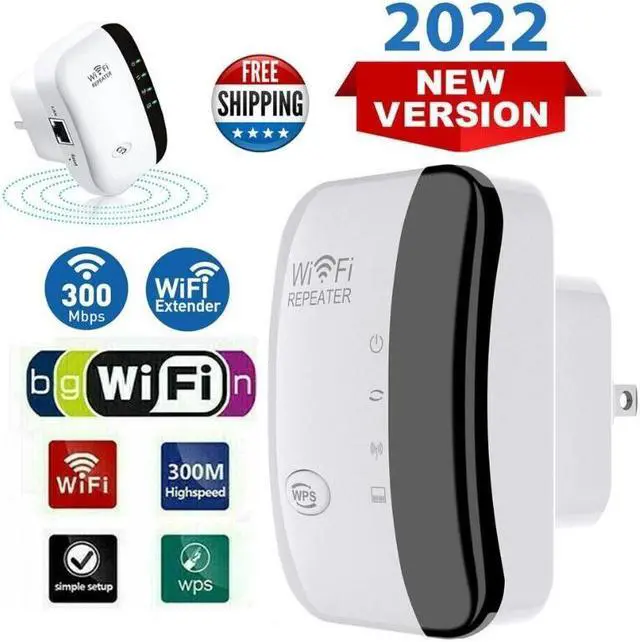 Main image of Wifi Range Extender Internet Booster 300Mbps router Wireless Repeater Amplifier Easy Setup & Full Coverage, 360 Degree WiFi Coverage,Repeater/AP modes