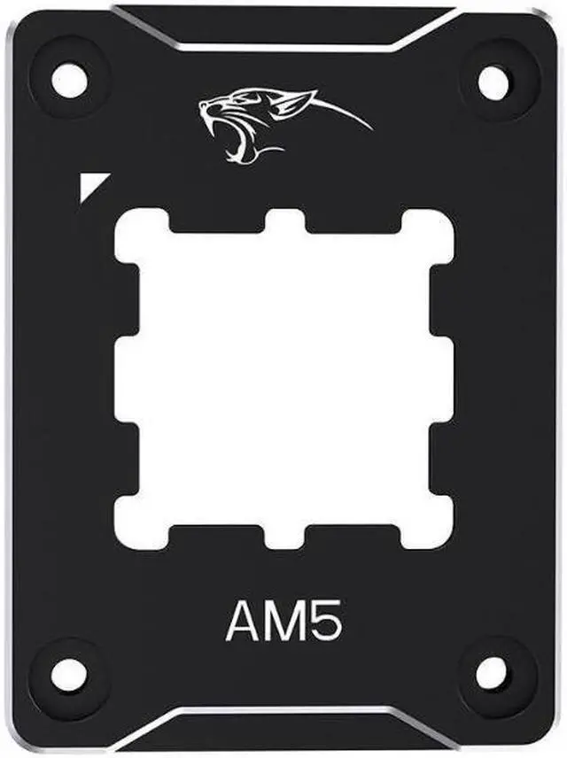 Alt view image 3 of 6 - CPU Contact Frame Anti-Bending Buckle for AMD AM5 Aluminum Corrector Bracket Holder,AM5 Full-fit Fixed Non-Marking Mounter Fixing Frame, CPU Cooler Standard for X670 B650,Black