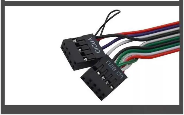 Alt view image 5 of 5 - 7.8cm chassis front panel cable audio port USB interface desktop computer front panel cable extension