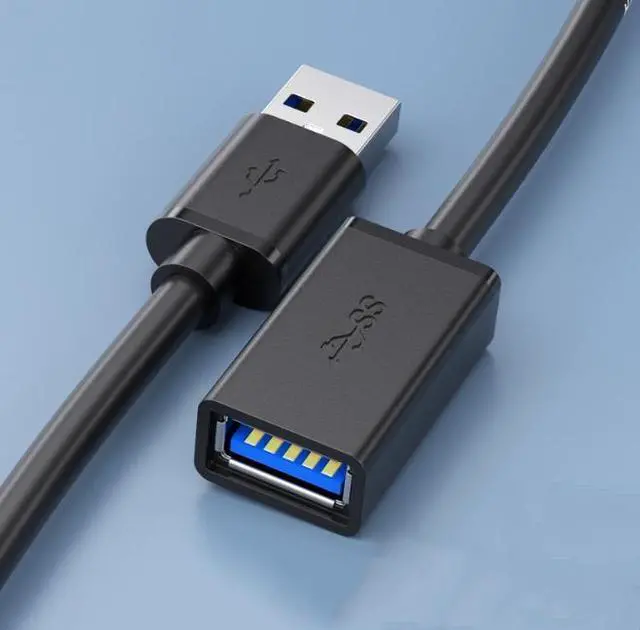 Alt view image 2 of 5 - 2Pack   6.6 Feet(2m)Cable Matters USB to USB Extension Cable 6 .6ft (USB 3.0 Extension Cable / USB Extender) in Black for Webcam, VR Headset, Printer, Hard Drive and More -