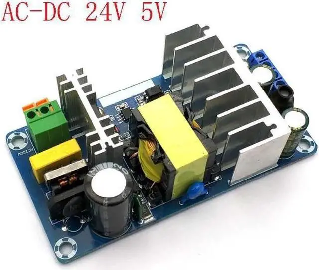 Main image of AC-DC 100W 24V 4A 5V Switching Power Supply Board 2 Channel Output Power Module Dual Output DC 24V4A 5V1A