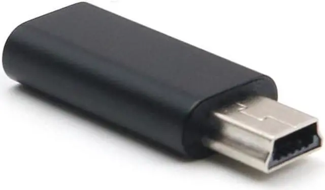 Alt view image 5 of 5 - 2-Pack Type-C female to miniUSB male adapter adapterSupport data transmission and charging