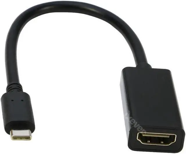 Alt view image 4 of 6 - USB C to HDMI Adapter (4K) USB Type-C to HDMI Adapter (Thunderbolt 3 Compatible) HDMI to USB C Adapter for MacBook Pro/Air iPad Pro Pixelbook Dell XPS Samsung Galaxy and More
