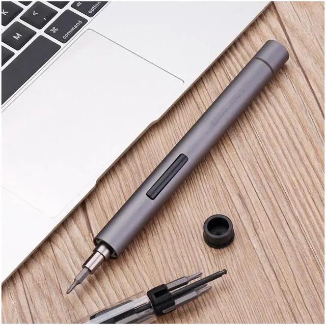 Alt view image 7 of 7 - Mini Electric Screwdriver, 3 LED Lights, Rechargeable Screwdriver Powered Cordless Electric Screwdriver Set with 56 Screw Bits, USB Charging Cable and Magnetizer