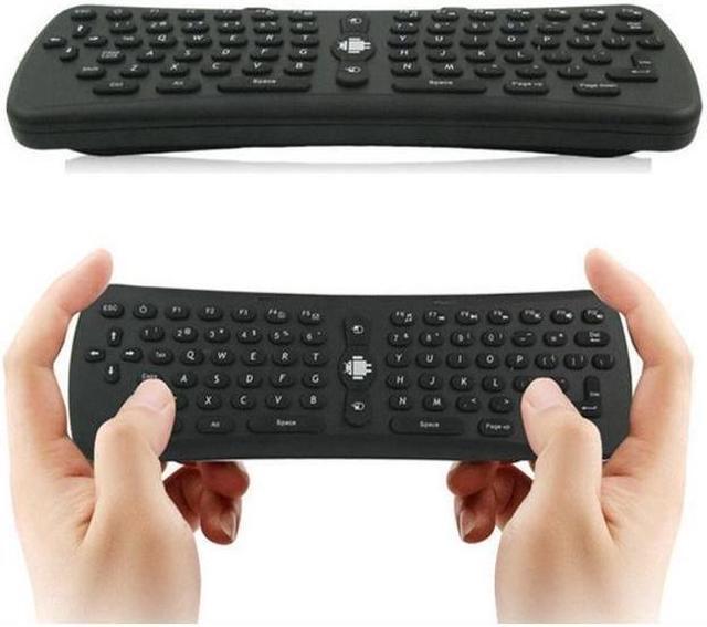 Alt view image 2 of 6 - 2.4GHz 6 Axis Gyroscope Fly Air Mouse Keyboard Wireless T6 Mini Keyboard Remote Control VS T3 MX3 I8 for S912 S905 OTG TV Box