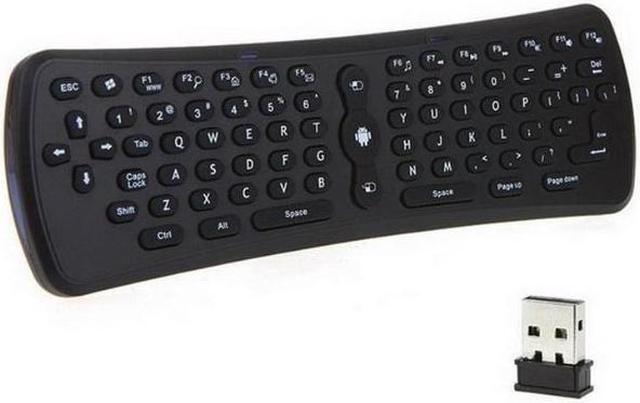 Alt view image 3 of 6 - 2.4GHz 6 Axis Gyroscope Fly Air Mouse Keyboard Wireless T6 Mini Keyboard Remote Control VS T3 MX3 I8 for S912 S905 OTG TV Box