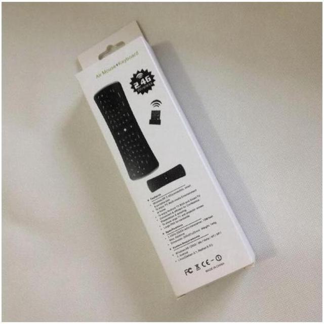 Alt view image 6 of 6 - 2.4GHz 6 Axis Gyroscope Fly Air Mouse Keyboard Wireless T6 Mini Keyboard Remote Control VS T3 MX3 I8 for S912 S905 OTG TV Box
