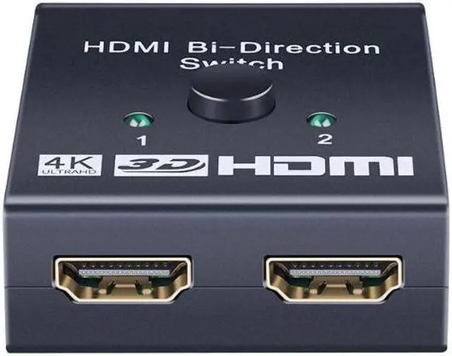 Alt view image 5 of 7 - HDMI Bi-Direction Switch 4K 1x2/2x1 HDMI-compatible Switcher 2 in1 Out for PS4/3 TV Box Switcher Adapter