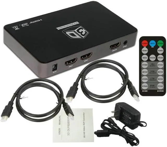 Main image of HDMI Converter/2D to 3D/Video Converter Left and Right Up and Down Format to 3D Suitable Projection Blu-Ray Film EU Plug
