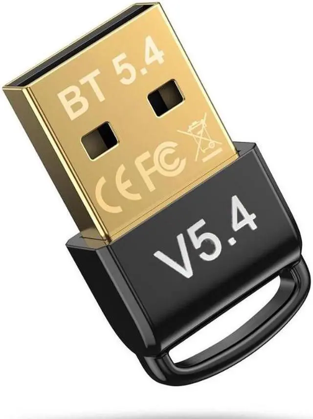 Main image of USB Bluetooth 5.4 Adapter for PC Supports Windows 11/10/8.1/7,Plug & Play on Windows11/10, Mini 5.4+EDR Bluetooth Dongle Receiver & Transmitter for PC,Laptop,Keyboard,Mouse,Headsets,Speakers