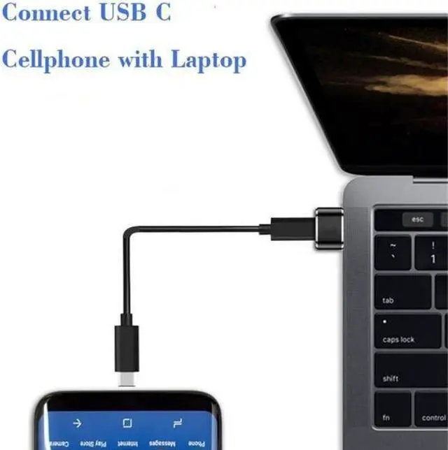 Alt view image 5 of 6 - 4 PACK USB C 3.1 Type C Female to USB 3.0 Type A Male Port Converter Adapter NEW