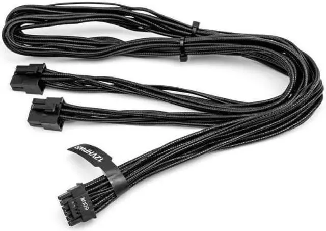 Alt view image 4 of 5 - 12VHPWR  600 W Cable, 8-Pin + 8-Pin 9.2 A Terminals/16 AWG- High Current Terminal connectors,for SEASONIC PRIME/FOCUS series 850W and higher power supplies ,Supports 40 Series Graphics Cards