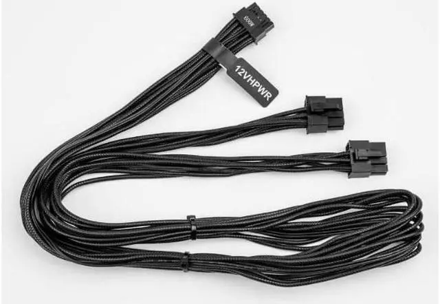 Alt view image 5 of 5 - 12VHPWR  600 W Cable, 8-Pin + 8-Pin 9.2 A Terminals/16 AWG- High Current Terminal connectors,for SEASONIC PRIME/FOCUS series 850W and higher power supplies ,Supports 40 Series Graphics Cards