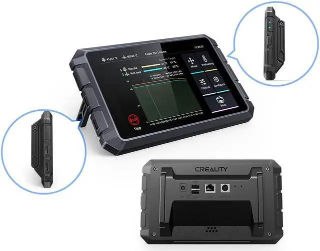 Alt view image 2 of 6 - Creality Official Sonic Pad 3D Printed Smart Pad Based on Klipper Firmware with Higher Printing Speed and Quality Ender 3 Pro/Ender 3 V2/Ender 3 S1/Ender 3 S1 Pro FDM 3D Printers