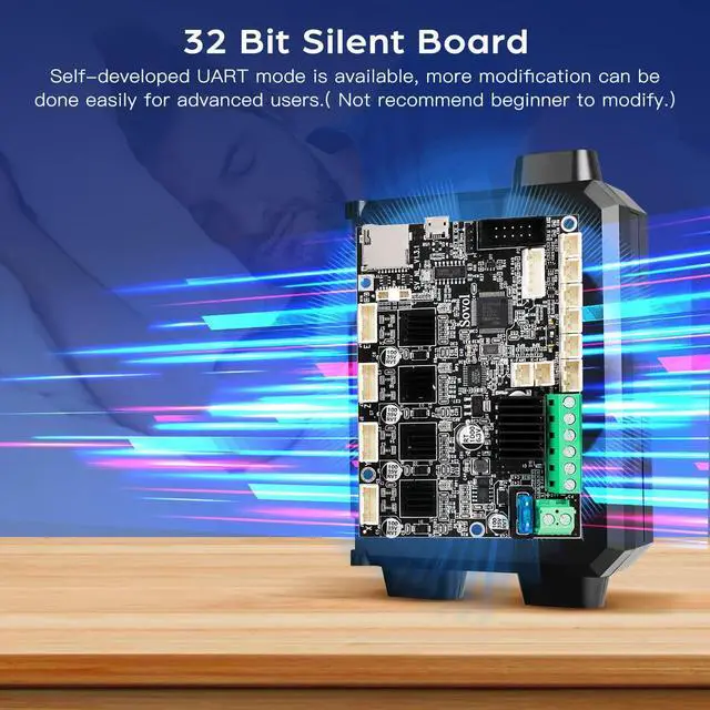 Alt view image 7 of 7 - Sovol SV06 3D Printer Open Source with All Metal Hotend Planetary Dual Gear Direct Drive Extruder 25-Point Auto Leveling PEI Build Plate 32 Bit Silent Board Printing Size 8.66x8.66x9.84 inch